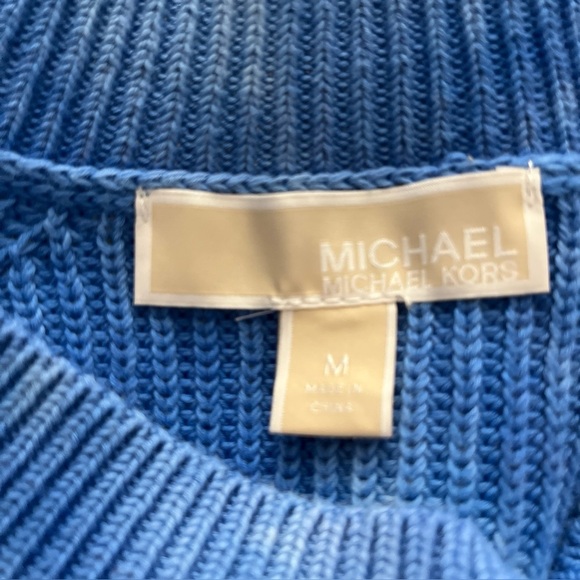 Michael Kors Tie Dye Supima Cotton Sweater Medium EUC - Picture 8 of 9